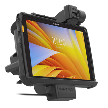 RAM-HOL-ZE45PU:RAM-HOL-ZE45PU_5:RAM Tough-Dock™ with Latch for Zebra ET401 10"