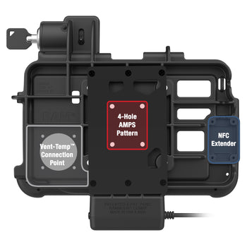 RAM-HOL-ZE46PLU:RAM-HOL-ZE46PLU_3:Locking RAM Thin-Dock™ for Zebra ET401 & ET4x 8"