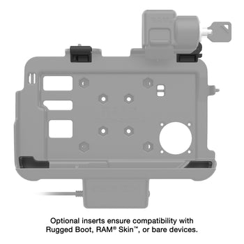 RAM-HOL-ZE46PLU:RAM-HOL-ZE46PLU_5:Locking RAM Thin-Dock™ for Zebra ET401 & ET4x 8"