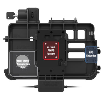 RAM-HOL-ZE47PD2LU:RAM-HOL-ZE47PD2LU_3:Locking RAM Thin-Dock™ + Dual USB for Zebra ET401 10"