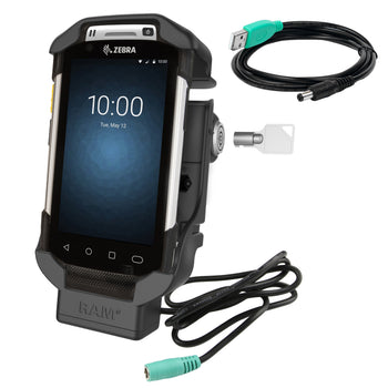 RAM-HOL-ZE7LU:RAM-HOL-ZE7LU_1:RAM® Key-Locking Form-Fit Powered Dock for Zebra TC70, 72, 75 & 77