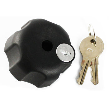 RAM-KNOB6LU:RAM-KNOB6LU_2:RAM Key Lock Knob with Brass Insert for Swing Arms