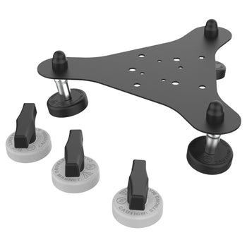 RAM-MAG48-3-PIV1U:RAM-MAG48-3-PIV1U_2:RAM Tough-Mag™ 48MM 3-Point Pivoting Magnetic Mounting Base