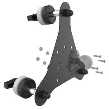 RAM-MAG48-3-PIV1U:RAM-MAG48-3-PIV1U_4:RAM Tough-Mag™ 48MM 3-Point Pivoting Magnetic Mounting Base