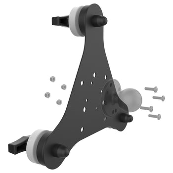 RAM-MAG48-3U:RAM-MAG48-3U_3:RAM Tough-Mag™ 48MM 3-Point Magnetic Mounting Base
