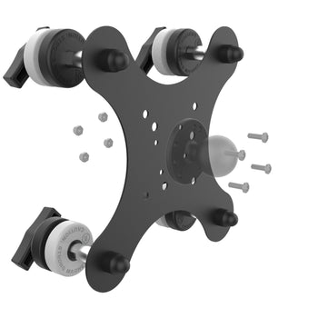 RAM-MAG48-4S-PIV1U:RAM-MAG48-4S-PIV1U_4:RAM Tough-Mag™ 48MM 4-Point Pivoting Magnetic Mounting Base
