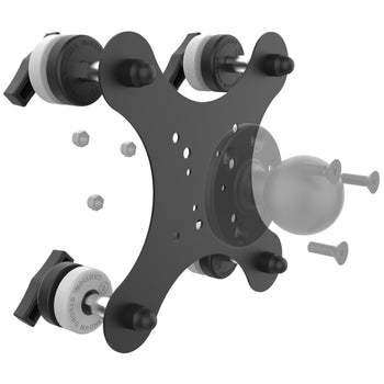 RAM-MAG48-4S-PIV1U:RAM-MAG48-4S-PIV1U_5:RAM Tough-Mag™ 48MM 4-Point Pivoting Magnetic Mounting Base