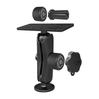 RAM-SG-111U:RAM-SG-111U_2:RAM® Pin-Lock™ Marine Electronic Mount with Gimbal Knob - C Size Medium