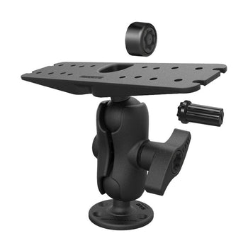 RAM-SG-D-111U-C:RAM-SG-D-111U-C_2:RAM® Pin-Lock™ Marine Electronic Mount with Gimbal Knob - D Size Short
