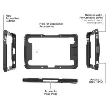 RAM-SKIN-ZE45:RAM-SKIN-ZE45_4:RAM Skin™ for Zebra ET401 10" Enterprise Tablet