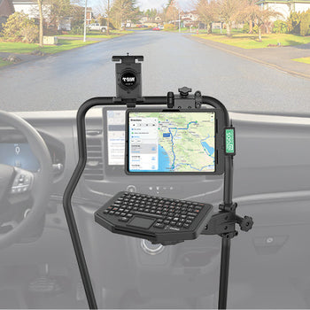 RAM-TB-24:RAM-TB-24_2:RAM® Tough-Bar™ for '15-26 Ford Transit & E-Transit - 8" & 12" Displays