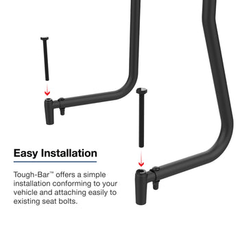 RAM-TB-31:RAM-TB-31_2:RAM Tough-Bar™ for '19-26 Chevrolet Silverado (Console) 13.4" Display