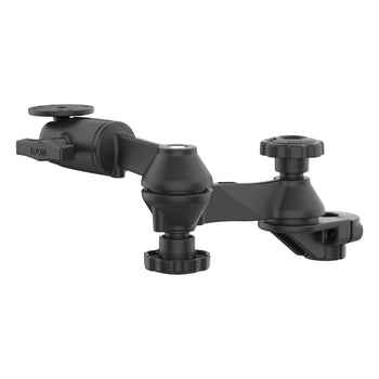 RAM-TB-471-SW2BU:RAM-TB-471-SW2BU_1:RAM 90-Degree Dual Swing Arm Mount with Ball for Tough-Bar™