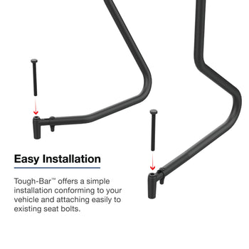 RAM-TB-74:RAM-TB-74_3:RAM Tough-Bar™ for '22-26 Chevy Silverado (Bench Seat) 13.4" Display