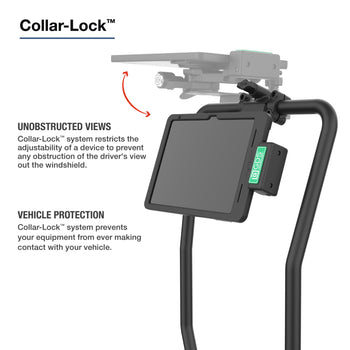 RAM-TB-FH1-1P1U:RAM-TB-FH1-1P1U_4:RAM Friction Hinge Mount with AMPS Bracket for Tough-Bar™
