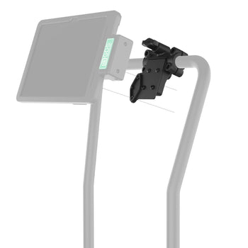 RAM-TB-FH1-1P2U:RAM-TB-FH1-1P2U_2:RAM Friction Hinge Mount with AMPS Bracket for Tough-Bar™