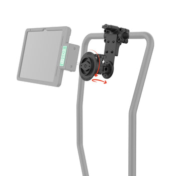 RAM-TB-FH1-PV4-ROTO1U:RAM-TB-FH1-PV4-ROTO1U_2:RAM Friction Hinge Mount for Tough-Bar™ with Roto-View™ & Pivot Feature