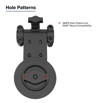 RAM-TB-FH1-ROTO1U:RAM-TB-FH1-ROTO1U_5:RAM Friction Hinge Mount for Tough-Bar™ with Roto-View™