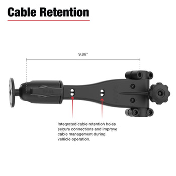 RAM-TB-FHA1-1BU:RAM-TB-FHA1-1BU_4:RAM Friction Hinge 10" Socket Arm with Ball for Tough-Bar™