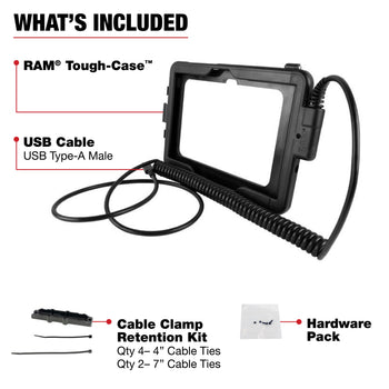 RAM-TC-SAM54U:RAM-TC-SAM54U_4:RAM Tough-Case™ for Samsung Tab Active Pro - Type A Male USB