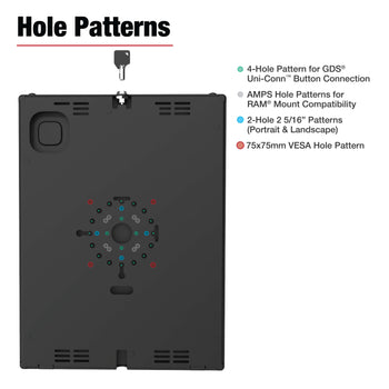 RAM-TE-AP47:RAM-TE-AP47_6:RAM Safe-Case™ for iPad Pro 13 (M4), Air 13 (M2 & M3), & Pro 12.9