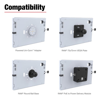 RAM-TE-SAM86-GRY:RAM-TE-SAM86-GRY_5:RAM Safe-Case™ for Samsung Galaxy Tab S9 & S9 FE - Gray