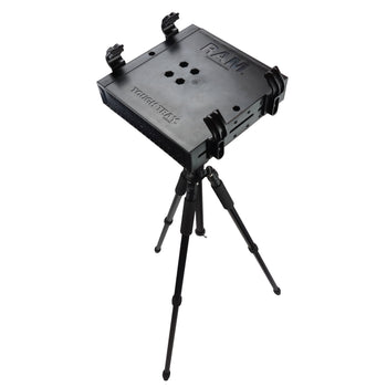 RAM-TRIPOD1-234-3:RAM-TRIPOD1-234-3_2:RAM® Tough-Tray™ Laptop Holder with Adjustable Tripod