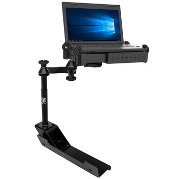 RAM-VB-104-SW1:RAM-VB-104-SW1_1:RAM® No-Drill™ Laptop Mount for '03-07 Dodge Ram + More