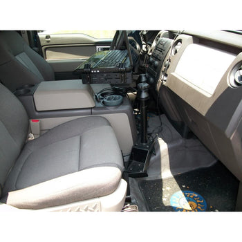 RAM-VB-109-SW1:RAM-VB-109-SW1_7:RAM® No-Drill™ Laptop Mount for '04-14 Ford F-150 + More