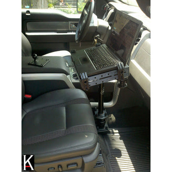 RAM-VB-109A-SW1:RAM-VB-109A-SW1_5:RAM® Laptop Mount with Adjust-A-Pole™ for '04-14 Ford F-150 + More