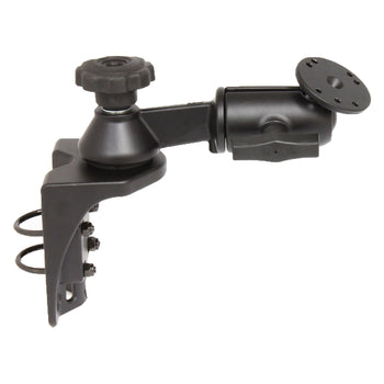 RAM-VB-110V-2U:RAM-VB-110V-2U_1:RAM® Vertical Rail Mount with 6" Single Swing Arm and Round Plate