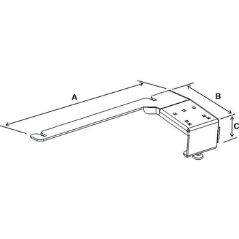 RAM-VB-111:RAM-VB-111_2:RAM No-Drill™ Vehicle Base for '00-05 Chevy Impala + More