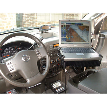 RAM-VB-134-SW1:RAM-VB-134-SW1_5:RAM® No-Drill™ Laptop Mount for '04-15 Nissan Titan + More