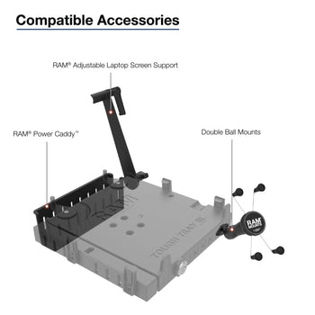 RAM-VB-138-SW3:RAM-VB-138-SW3_6:RAM No-Drill™ Laptop Mount for Toyota 4Runner & Tacoma