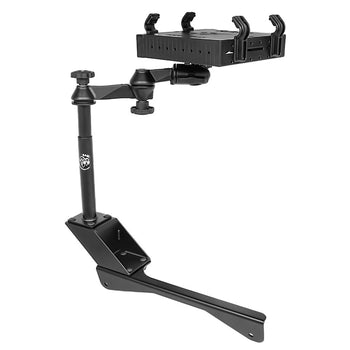 RAM-VB-145-SW1:RAM-VB-145-SW1_2:RAM No-Drill™ Laptop Mount for '06-10 Dodge Charger (Non-Police) + More