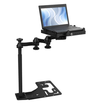 RAM-VB-168-SW3:RAM-VB-168-SW3_1:RAM No-Drill™ Universal Laptop Mount for Heavy Duty Trucks