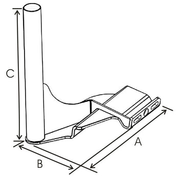 RAM-VB-174:RAM-VB-174_2:RAM® No-Drill™ Vehicle Base for '98-07 Volkswagen Beetle