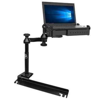 RAM-VB-175-SW1:RAM-VB-175-SW1_1:RAM No-Drill™ Laptop Mount for '10-13 Ford Transit Connect + More