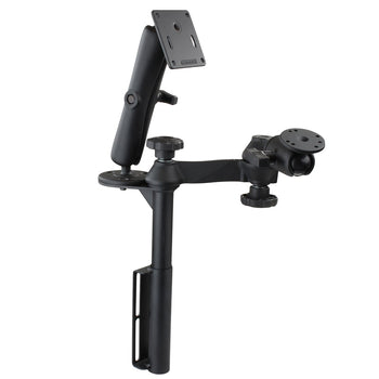 RAM-VB-181-WEST1:RAM-VB-181-WEST1_1:RAM Vertical Drill-Down Mount with Swing Arms and Double Ball Mount