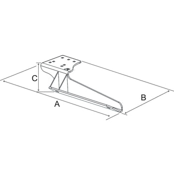 RAM-VB-185:RAM-VB-185_2:RAM No-Drill™ Vehicle Base for '99-16 Ford F-250 - 750 + More