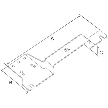 RAM-VB-187:RAM-VB-187_3:RAM No-Drill™ Vehicle Base for '14-24 Ford Edge + More