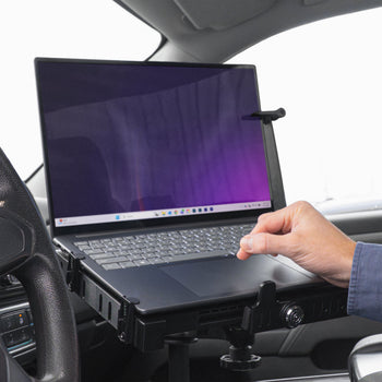 RAM-VB-194-SW3:RAM-VB-194-SW3_7:RAM No-Drill™ Laptop Mount for '14-26 Ford Transit Full Size Van