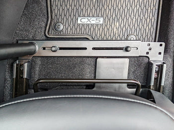 RAM-VB-196-DB2:RAM-VB-196-DB2_4:RAM No-Drill™ Universal Vehicle Floor Mount with Double Ball Mount