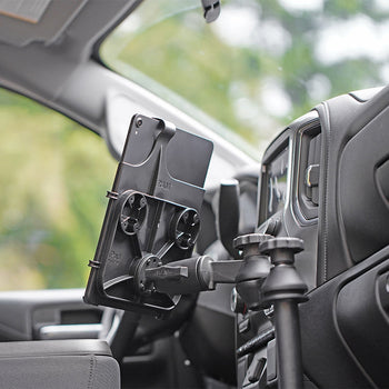 RAM-VB-203-SW2:RAM-VB-203-SW2_5:RAM No-Drill™ Mount for '19-26 Chevy Silverado, Tahoe & More
