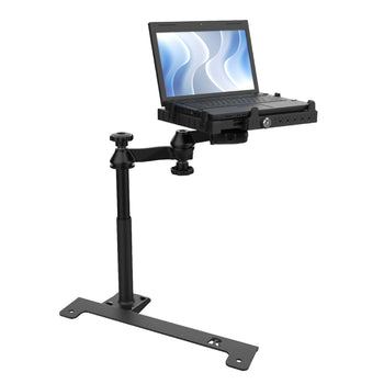 RAM-VB-203-SW3:RAM-VB-203-SW3_1:RAM No-Drill™ Laptop Mount for '19-26 Chevy Silverado, Tahoe & More