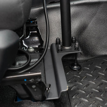 RAM-VB-206-SW3:RAM-VB-206-SW3_4:RAM No-Drill™ Laptop Mount for '20-26 Ford Police Interceptor Utility