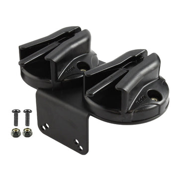 RAM-VC-MC2:RAM-VC-MC2_1:RAM Double Microphone Clip with 90-Degree Bracket for RAM Tough-Box™