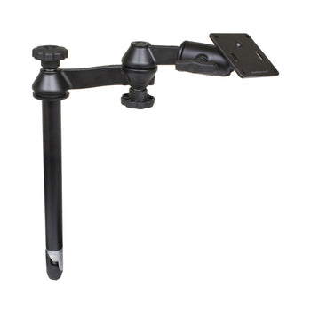 RAM-VP-SW1-12-2461:RAM-VP-SW1-12-2461_1:RAM® 12" Upper Pole with Double Swing Arms & 75x75mm VESA Plate