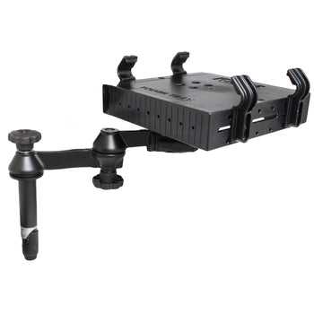 RAM-VP-SW1-4-234-3:RAM-VP-SW1-4-234-3_1:RAM Tough-Tray™ with Double Swing Arms and 4" Upper Pole