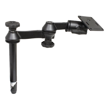 RAM-VP-SW1-8-2461:RAM-VP-SW1-8-2461_1:RAM® 8" Upper Pole with Double Swing Arms & 75x75mm VESA Plate